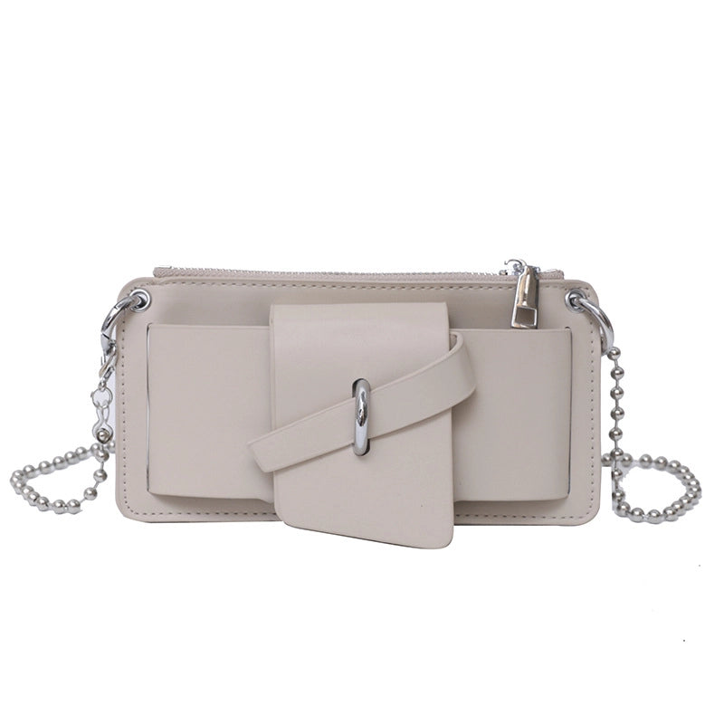 Women's Small Summer Pu Leather Classic Style Square Bag