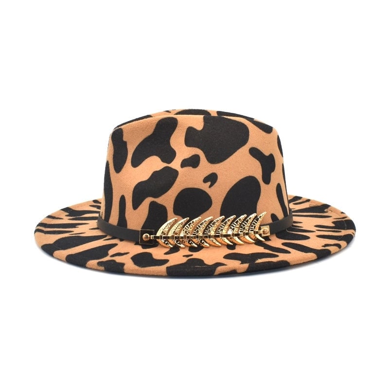 Hot Selling Big Rim Jazz Hat Women's New Dairy Wool Hat Men's Autumn And Winter Warm Fedora Hat