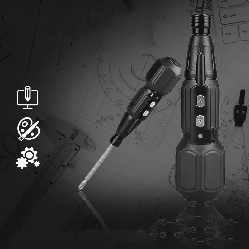 Electric screwdriver with LED light