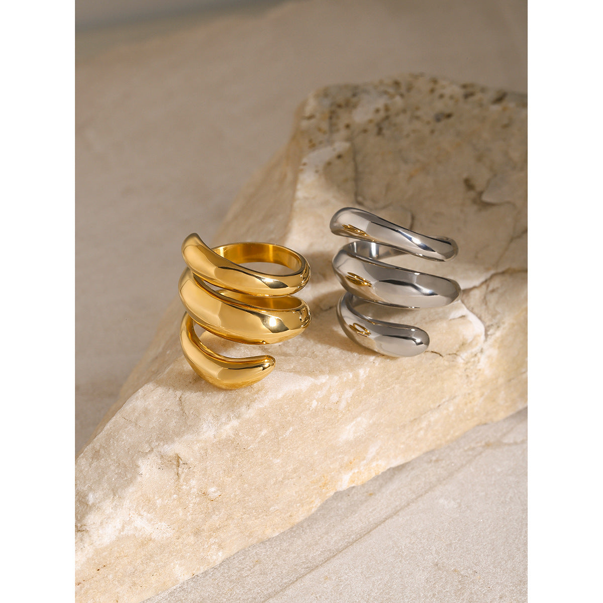 Irregular Stainless Steel Electroplating Rings