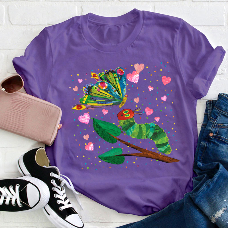 Sweet Caterpillar Teacher T-Shirt