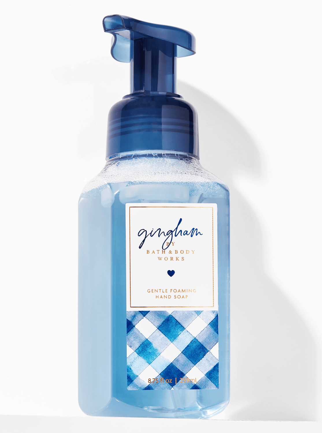 Bath & Body Works Gingham Jabón Espumoso Suave para Manos 259 ml