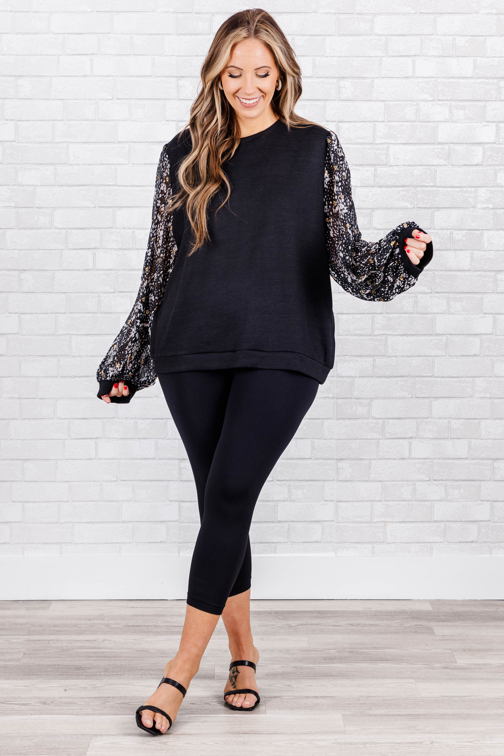 The Radiant Babe Top. Black