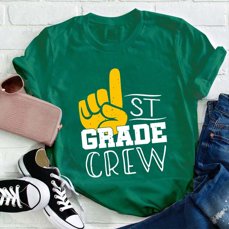 Personalized Grade Gesticulation Teacher T-Shirt