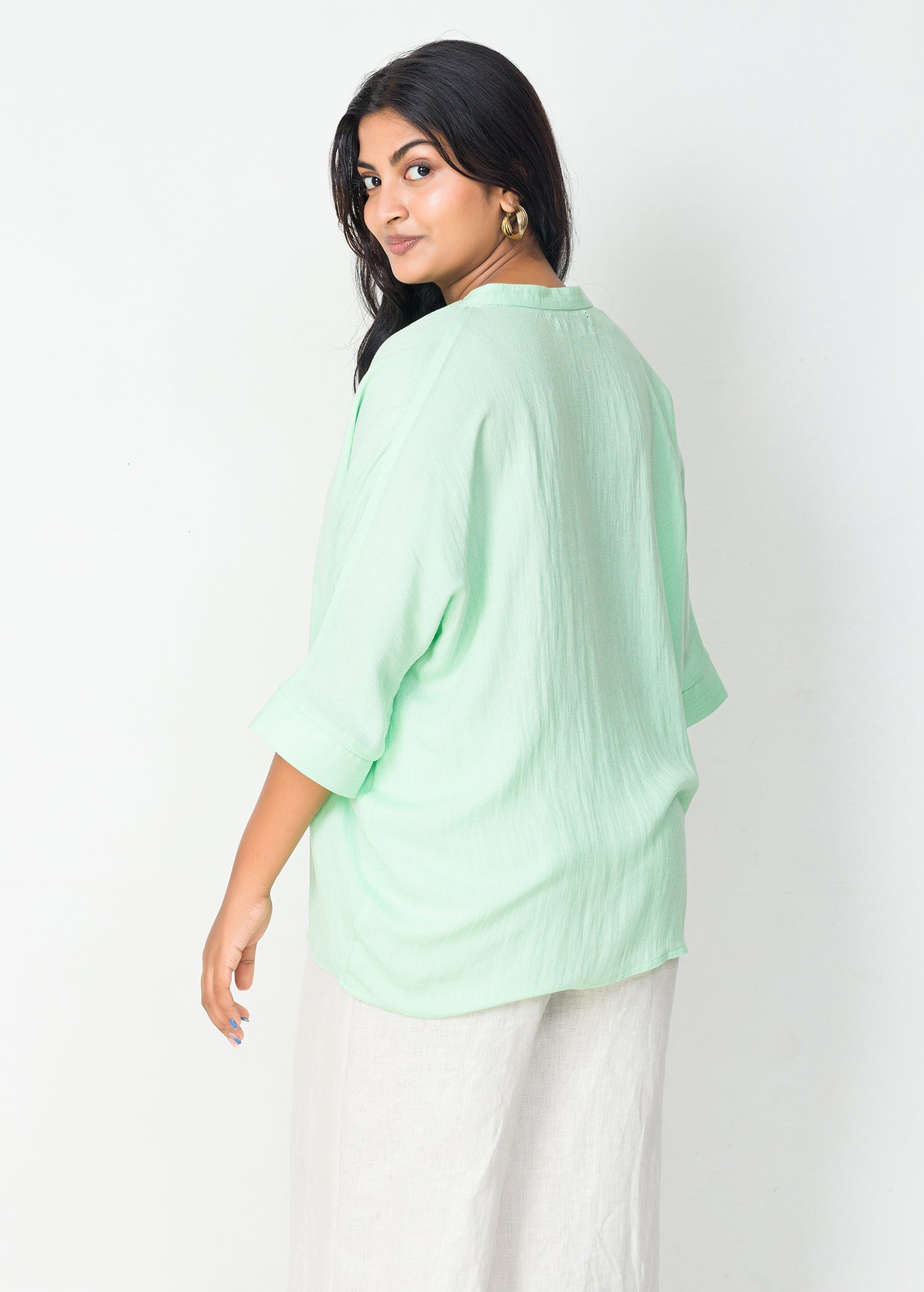 Shoulder detail blouse