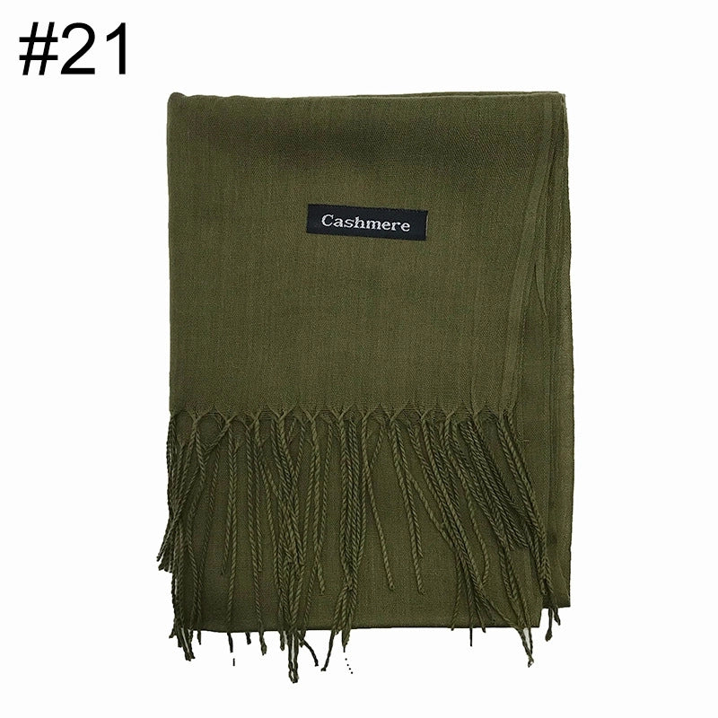 Thin Cotton And Linen National Two Tassel Ladies Scarf Shawl 100g A Generation Of Hair