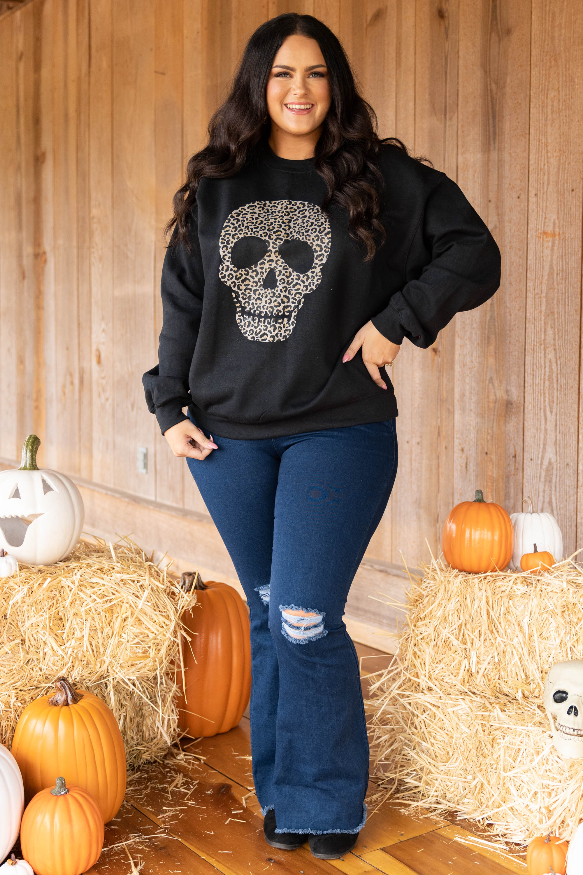 Bone To Be Wild Sweatshirt. Black