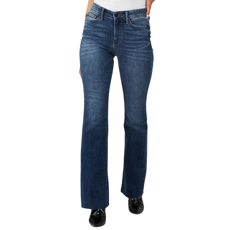 Mid Rise  Tummy Tuck Bootcut Jeans