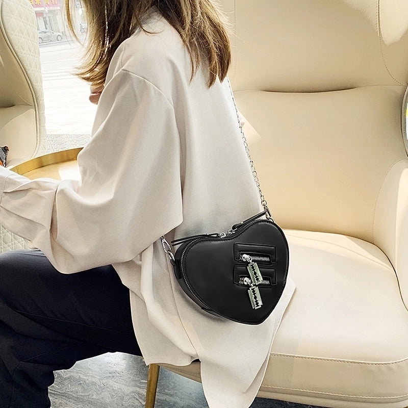 Small Pu Leather Chain Bag Women's Shoulder Bag