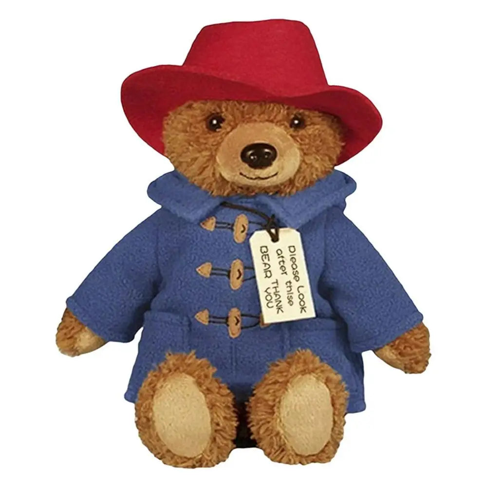 Britain Paddington Bear plush dolls Kawaii Small Bear Stuffed Dolls High Quality Children Christmas Birthday Gifts 30cm