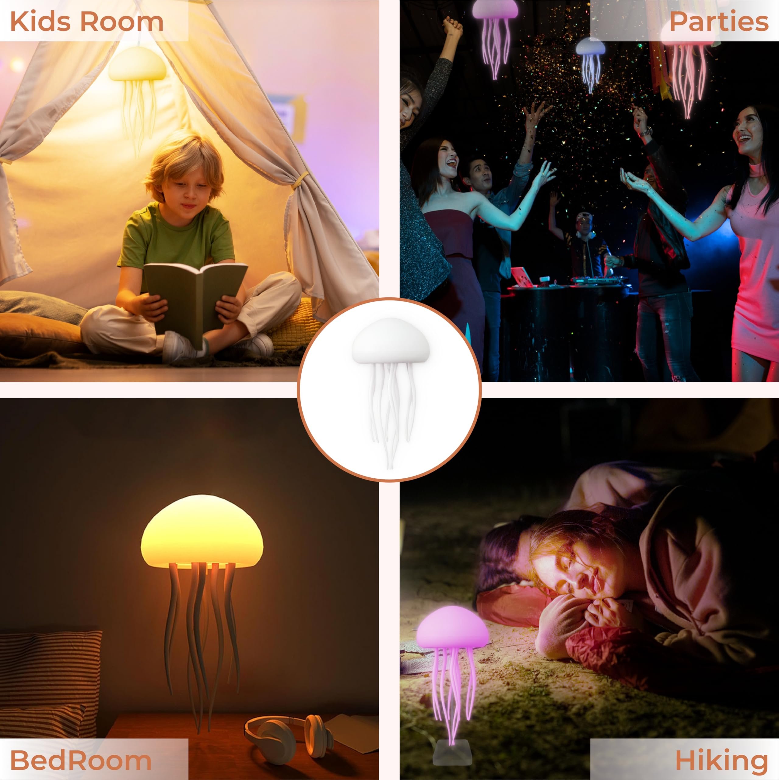 Voice Controlled Jellyfish Lamp