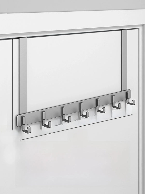 Hook Behind The Door Without Punching Hangers Clothes Storage Rack For Clothes Entry Door Upper Hanging Frame Wall Hanging Clothes Hook Door Back Type