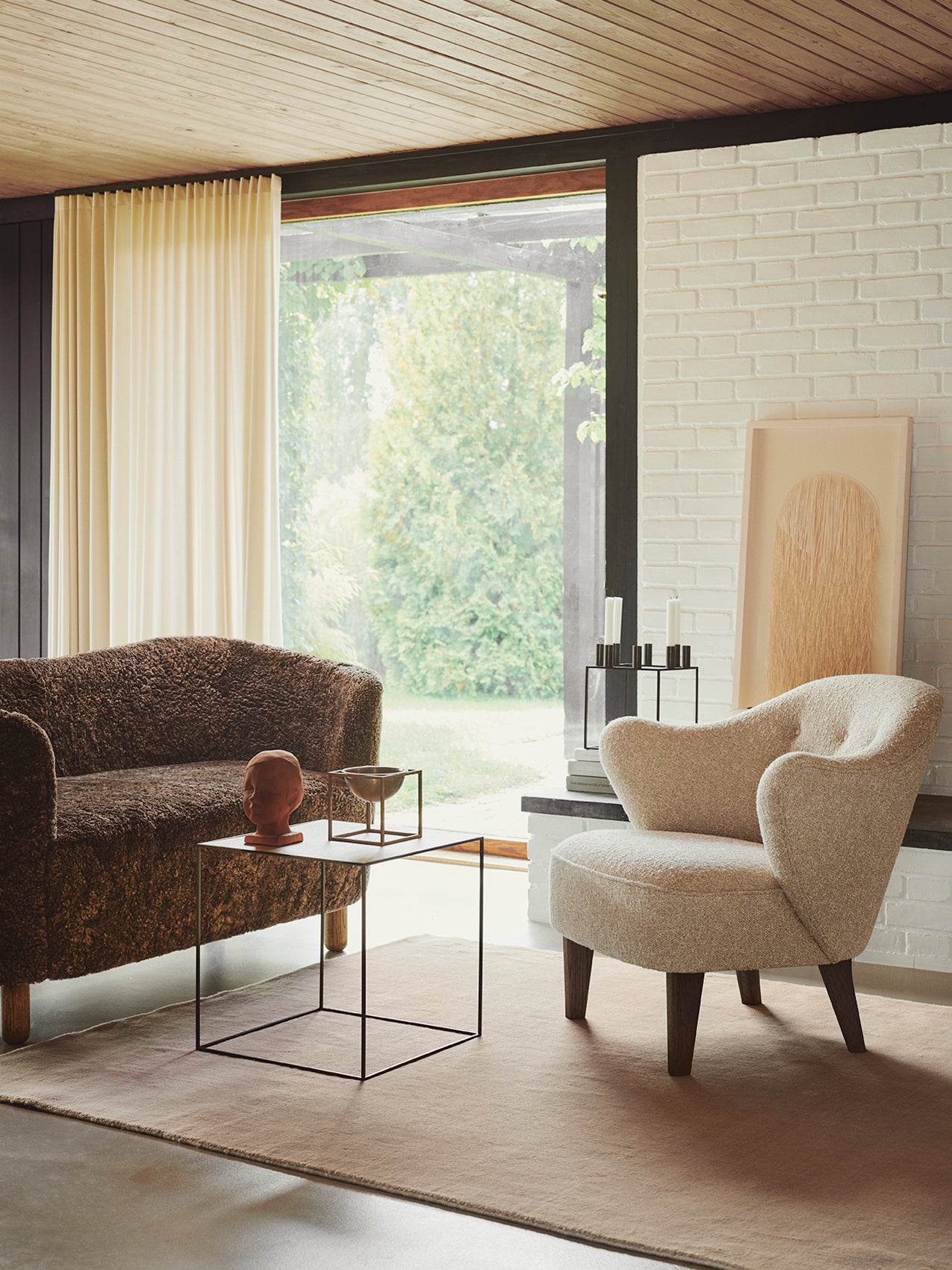 Mingle Sofa. Sheepskin
