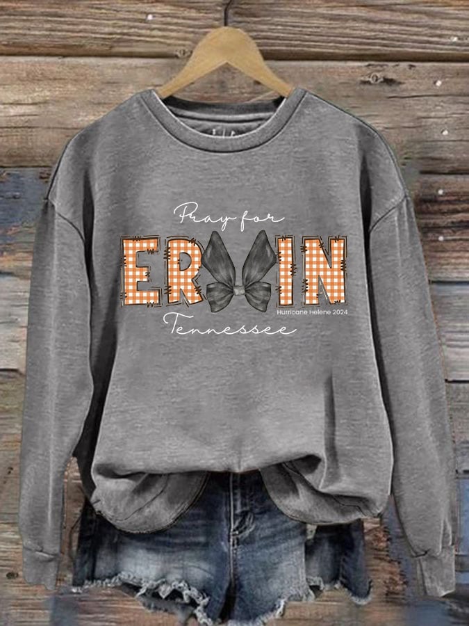 Women's Nortr Carolina Strong Print Casual Sweatshirt