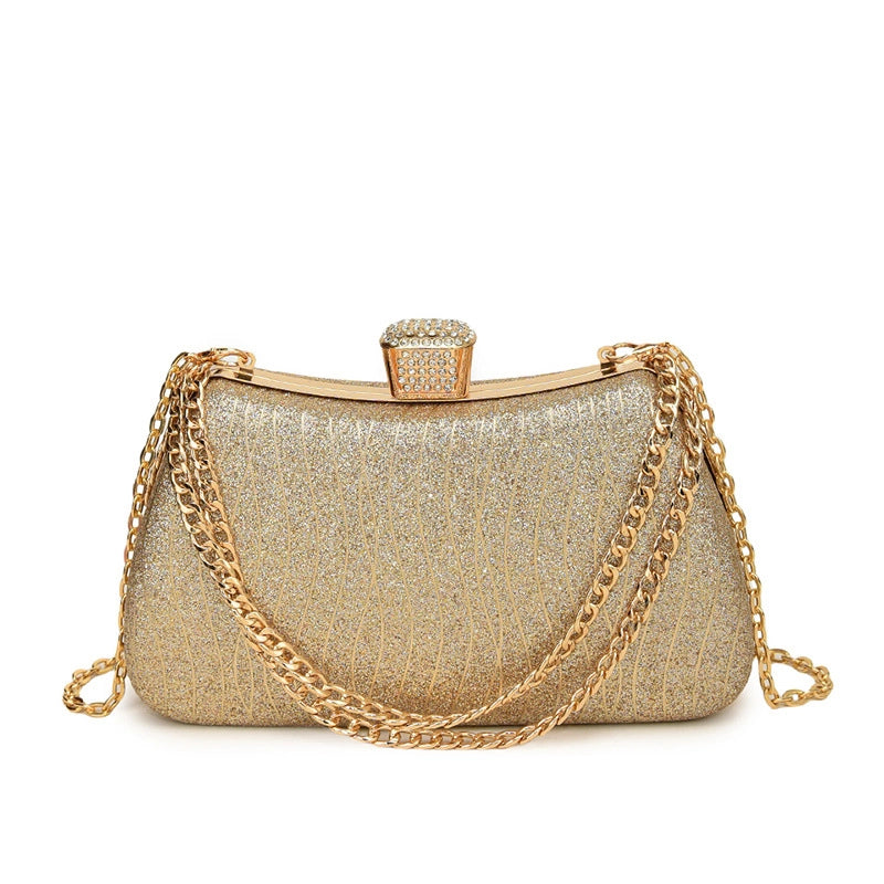Women's Medium Pu Leather Stripe Streetwear Square Zipper Shoulder Bag Crossbody Bag