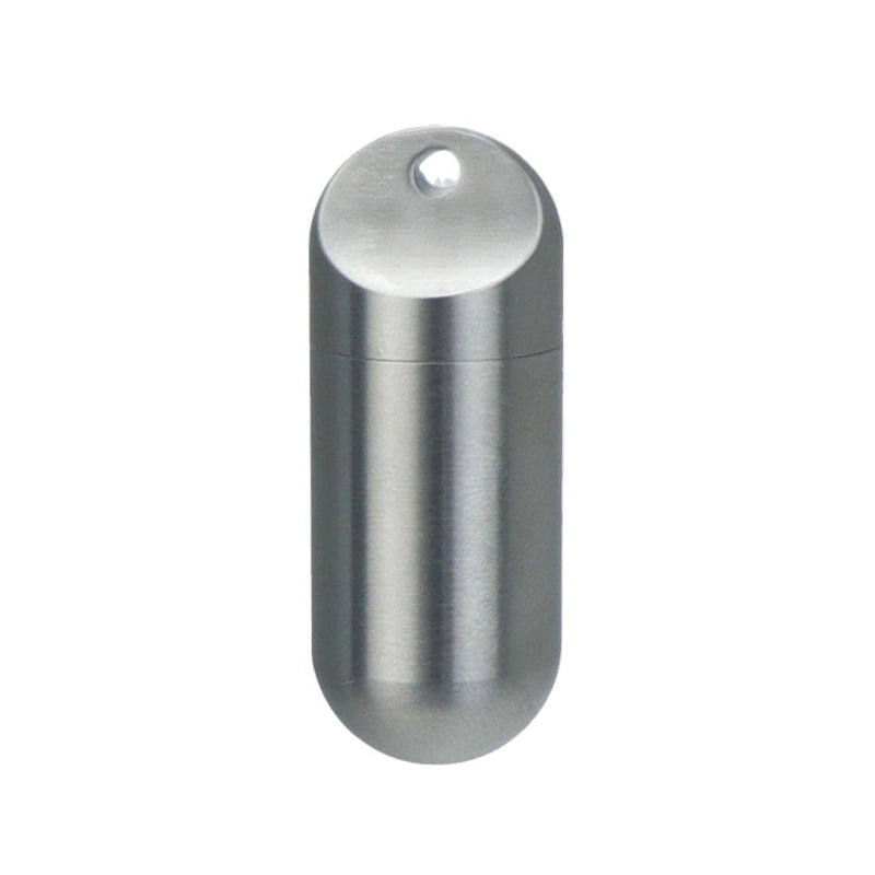 Titanium Alloy Portable Small Medicine Bottle Sealed Waterproof Warehouse Pill Bottle Outdoor Cartridge Capsule Medicine Box