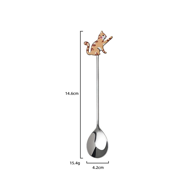 Cute Cartoon Stainless Steel Spoon 1 Piece