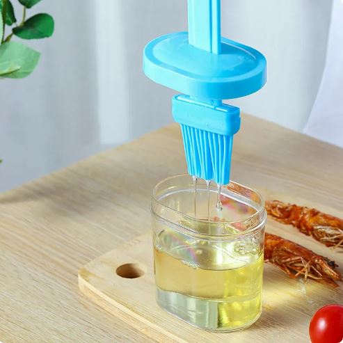 Silicone Oil Bottle Brush Heat Resistant Silicone Brush for Baking Cooking Grill Spread Oil Butter Sauce