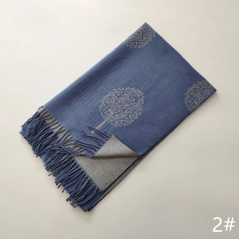 Women's Cute Sweet Printing Imitation Cashmere Polyester Scarf