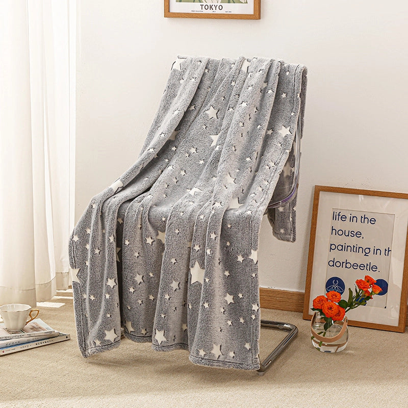 Cute Dinosaur Star  Fabric Blanket Bedding