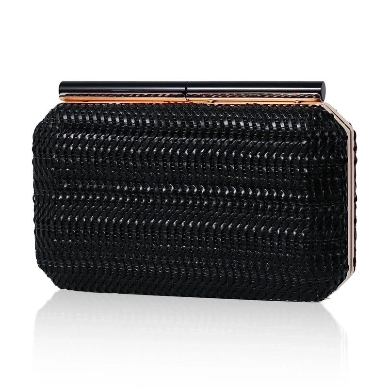 White Yellow Red Pu Leather Solid Color Square Evening Bags