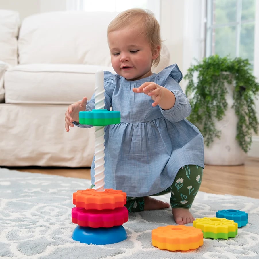 Toy Rainbow Stacking Circle - Today 49%Off👍