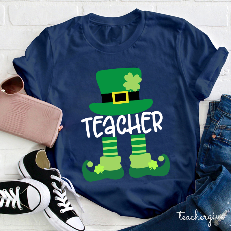 Little Teacher Leprechaun Teacher T-Shirt