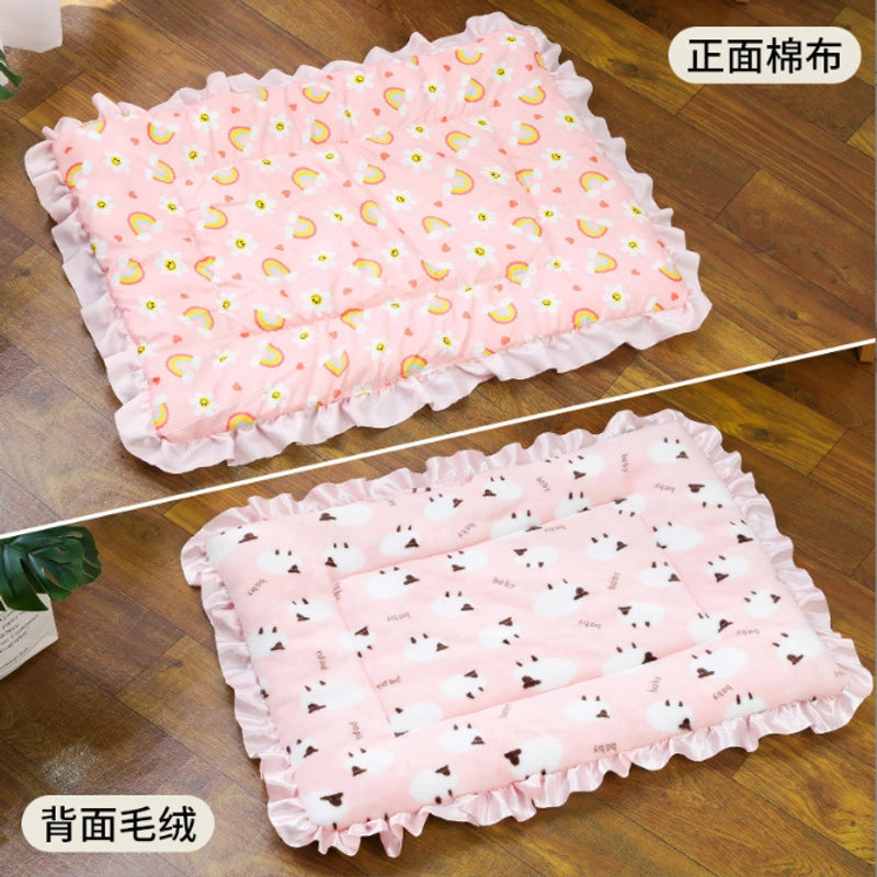 Pet Sleeping Mat Thickened Autumn And Winter Warm Mat Cat Dog Universal Blanket Mat Pet Mat