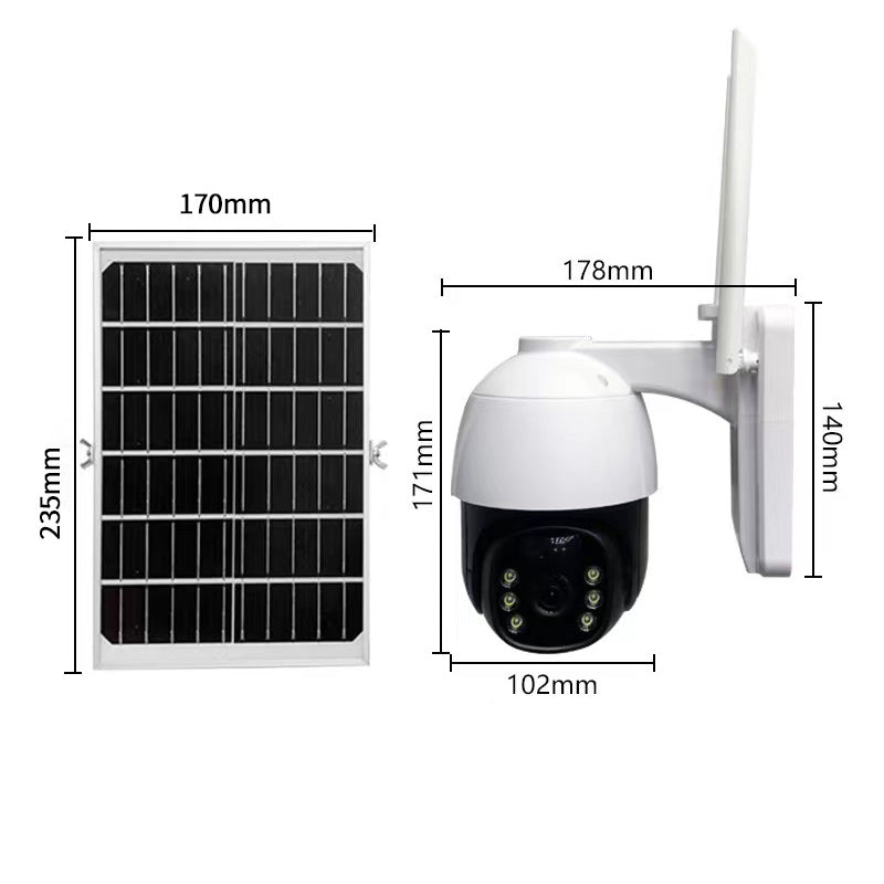 🎥Smart Wireless Solar Surveillance Camera