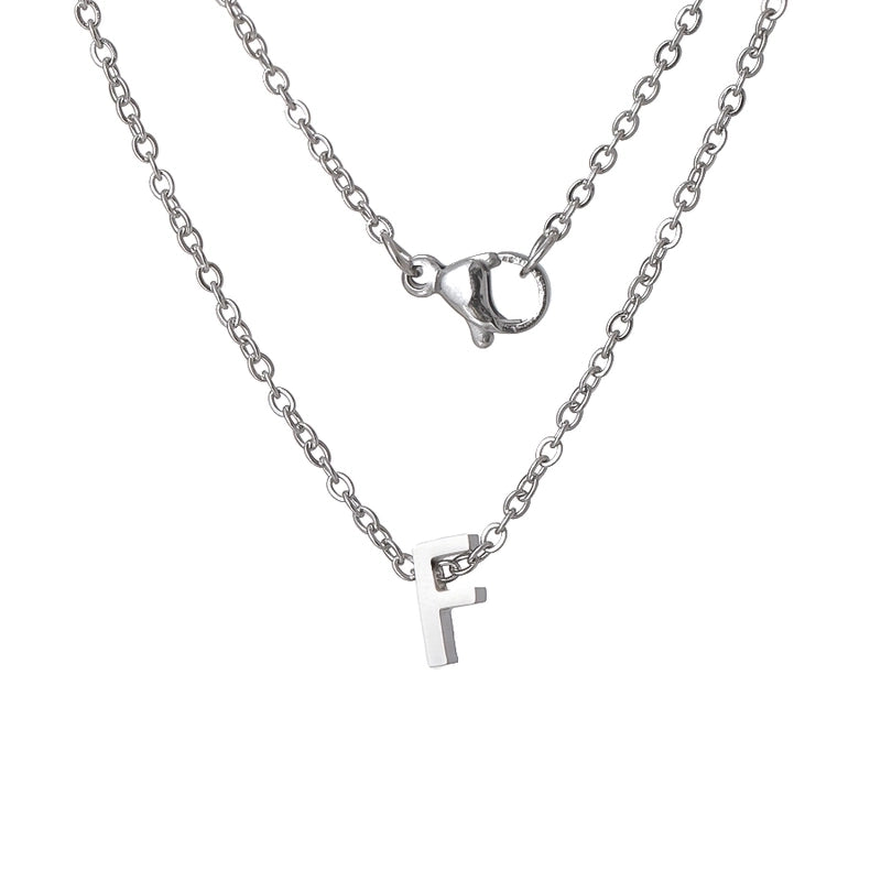 Titanium Steel Minimalist Plating Letter None Necklace