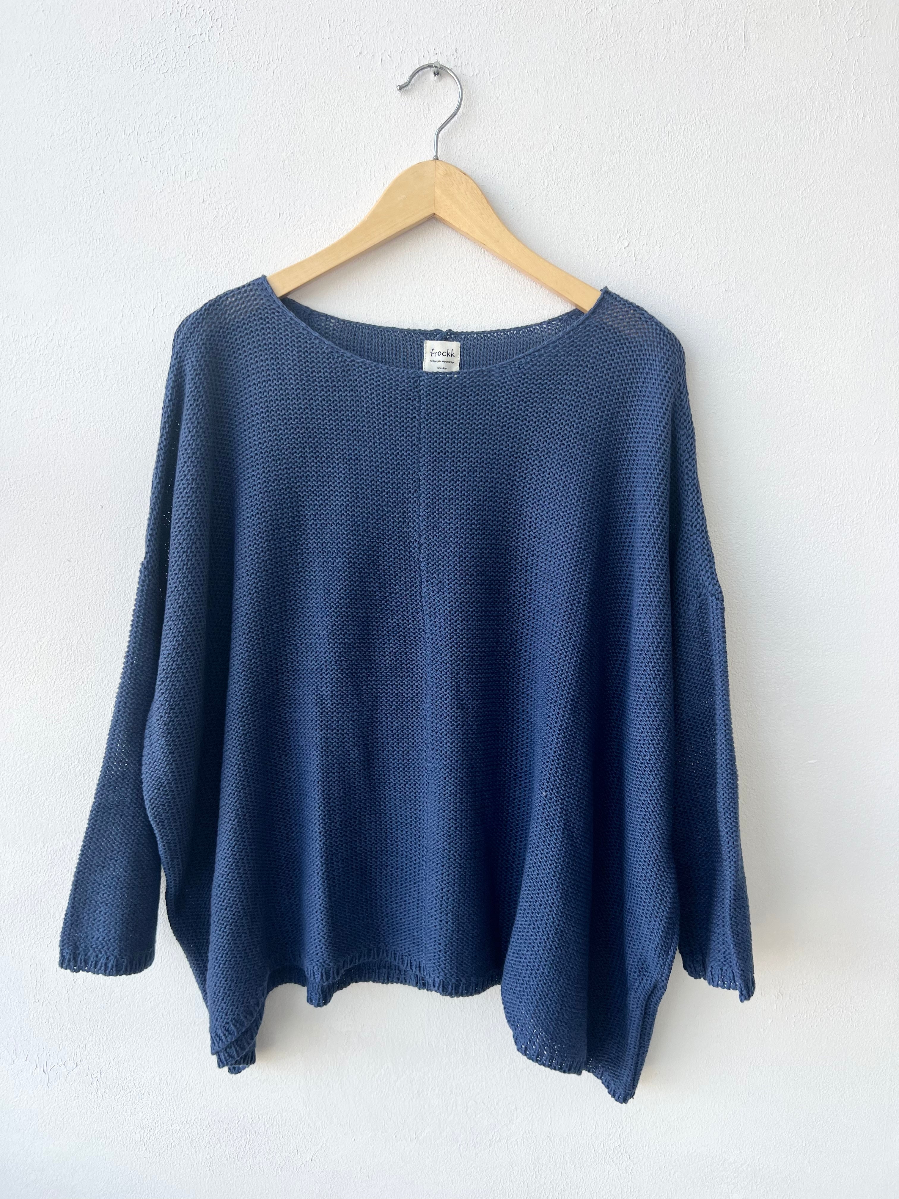 stella jersey - denim cotton knit