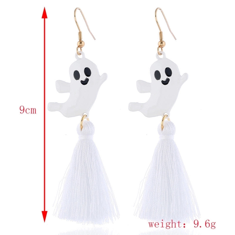 6 Pieces Gothic Cat Spider Alloy Women'S Drop Earrings 1 Pair
