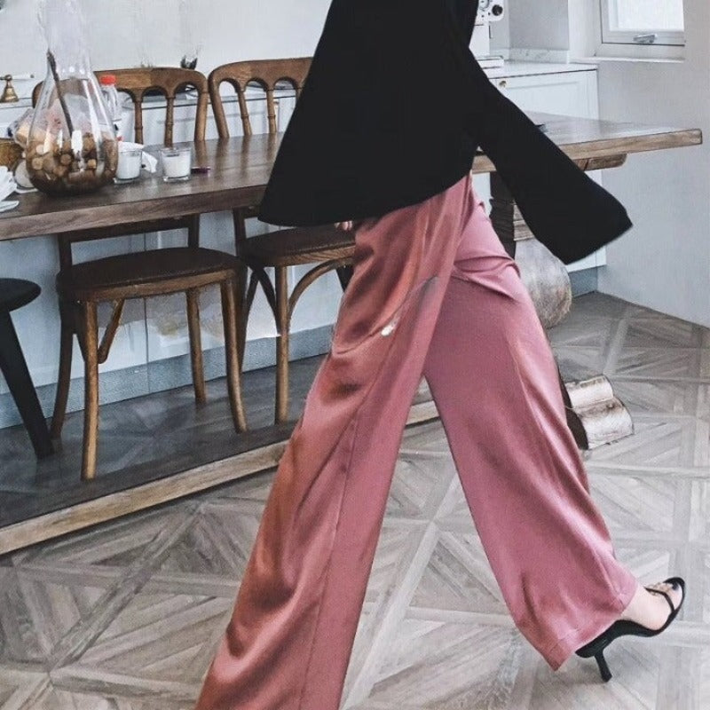 Wide Leg High Waist Casual Summer Pants