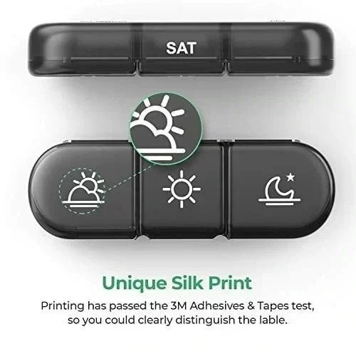 (🔥 Summer Hot Sale - Save 50% OFF) 21 Grid Black Pill Box Sorting Box. Buy 2 Free Shipping