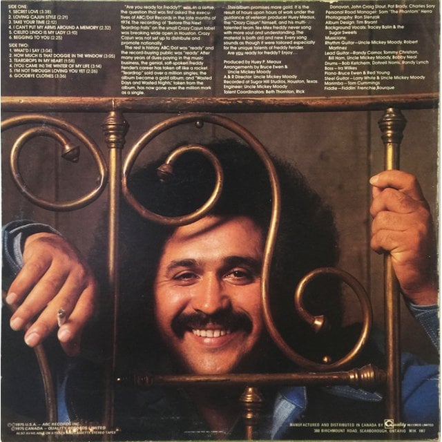Freddy Fender-Are You Ready For Freddy Vinyl LP
