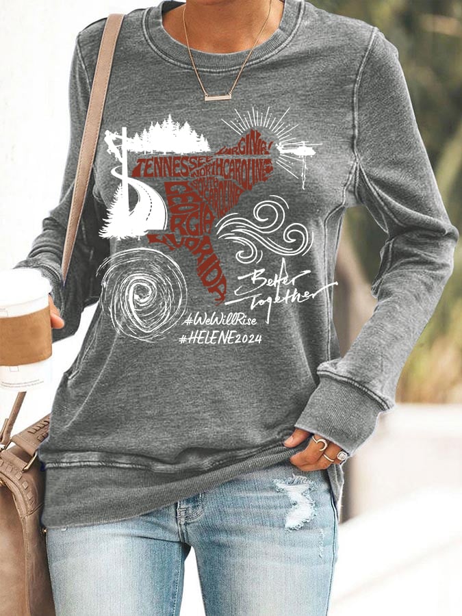 Women's Hearts For North Carolina Sweatshirt