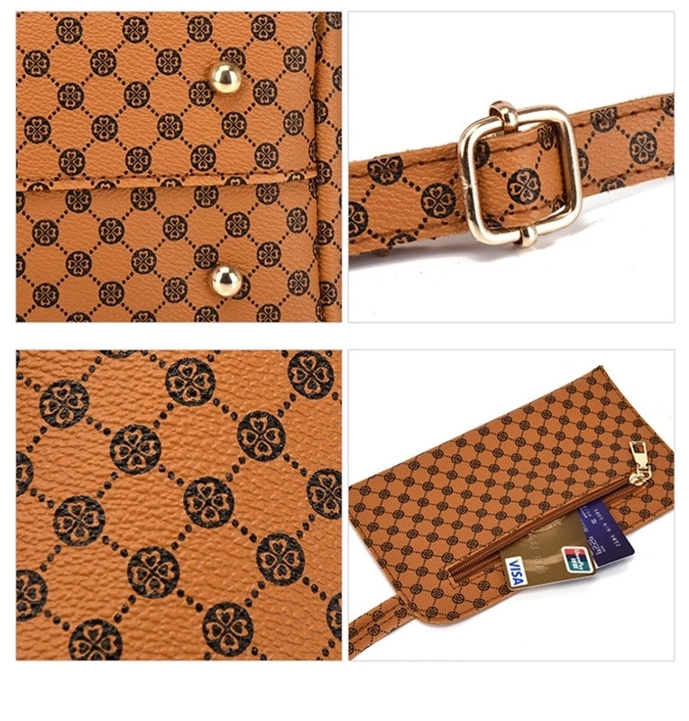 Women's Medium All Seasons Pu Leather Vintage Style Bag Sets