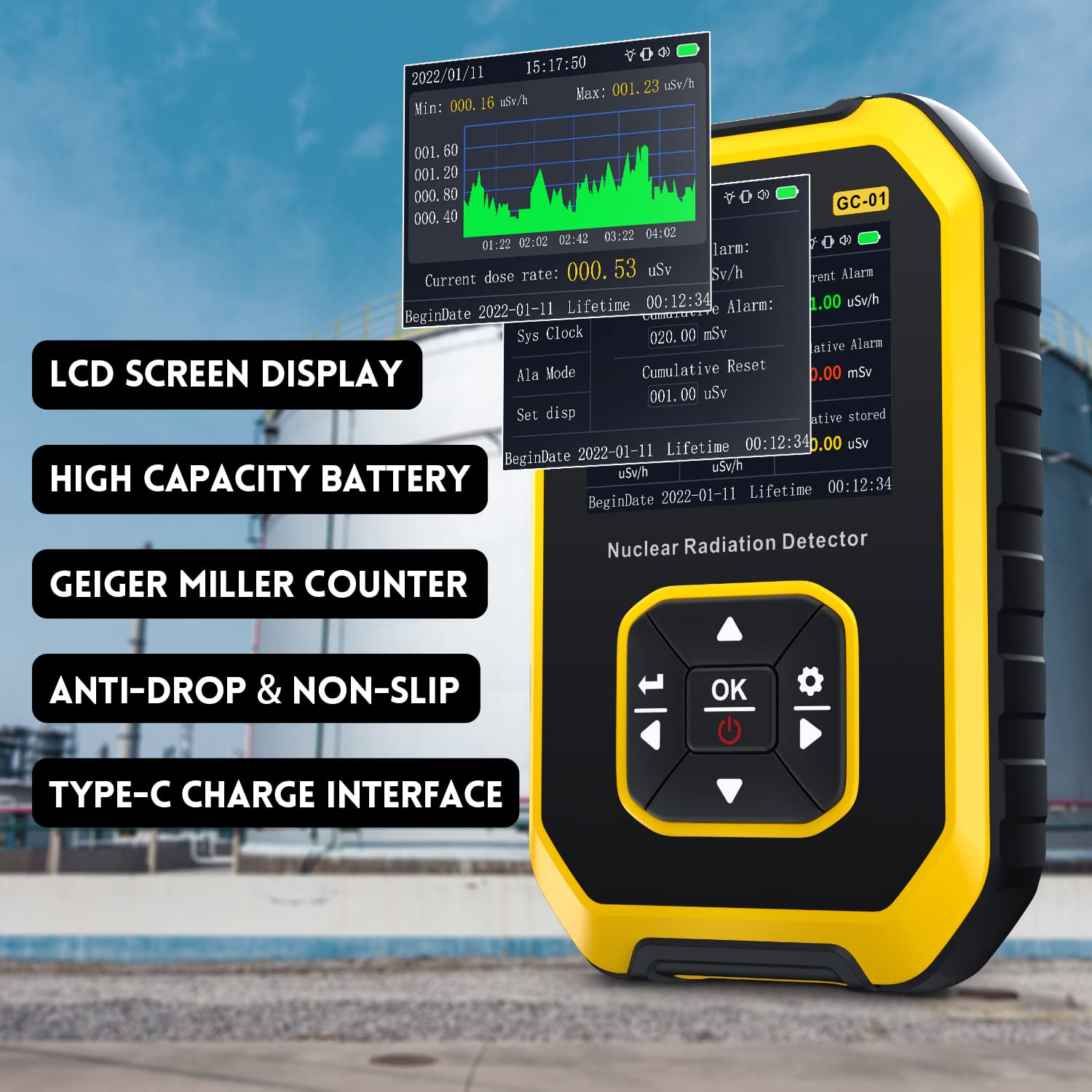 🔥Laatste daguitverkoop 49%🔥Geigerteller nucleaire stralingsdetector