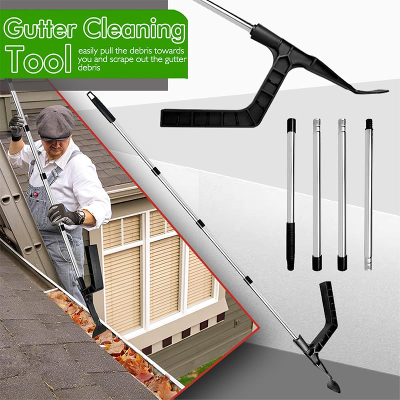 🔥SUMMER HOT SALE - Multi-functional Gutter Cleaning Tool