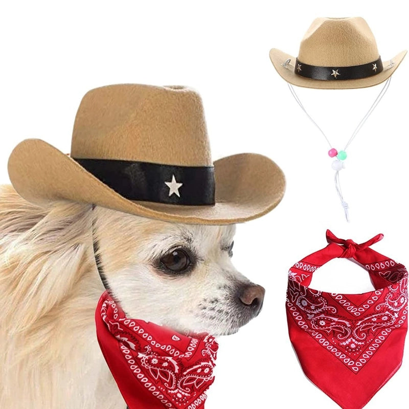 Classic Dog Western Cowboy Hat Mini Toy Hat Puppy Pet Dog Cat Pet Pie Direct Supply
