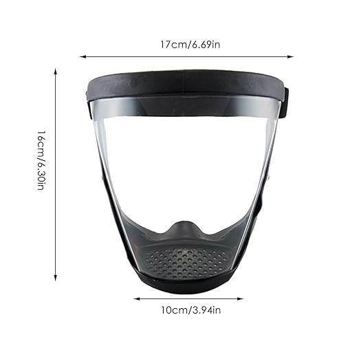 ANTI-FOG PROTECTIVE FULL FACE SHIELD