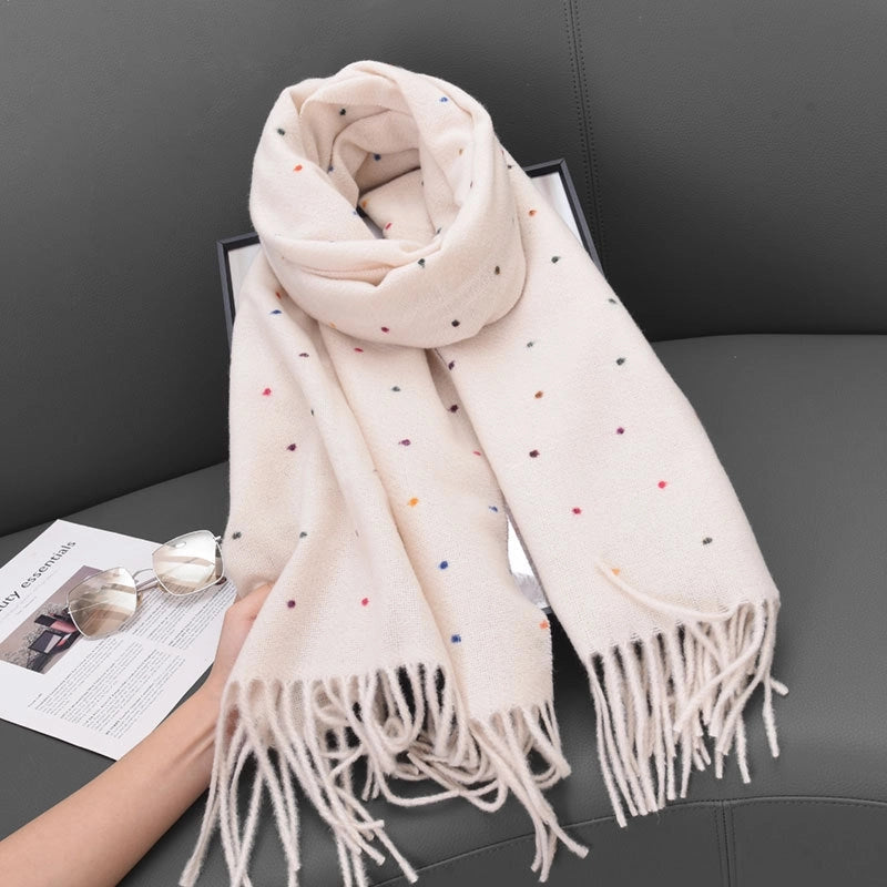 Women's Basic Solid Color Polyester Scarf