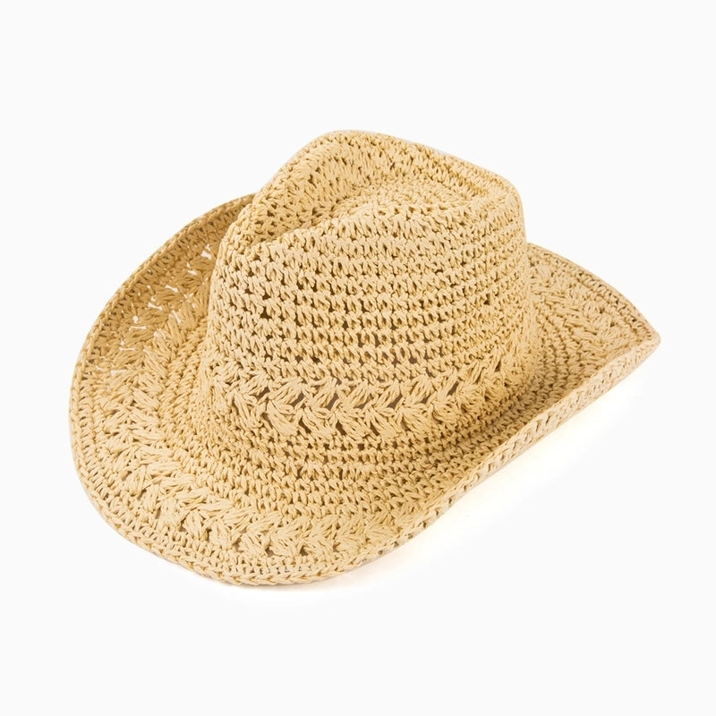 Women's Minimalist Classic Style Solid Color Big Eaves Sun Hat Fedora Hat
