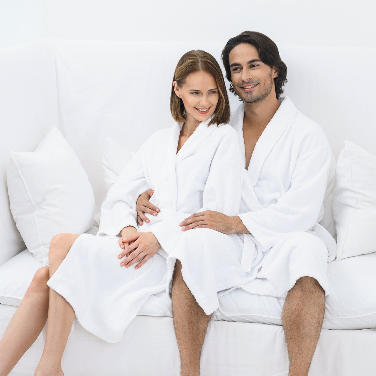 Luxury Soft Velour Cotton Bathrobe