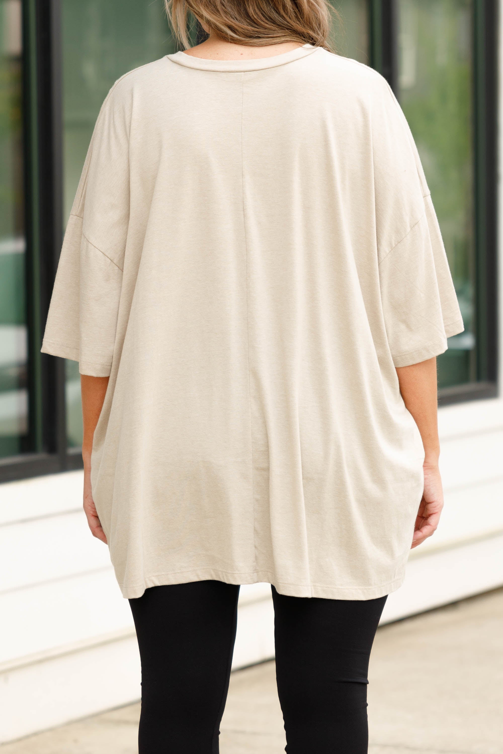 Arizona Plateau Boyfriend Tee. Heather Beige