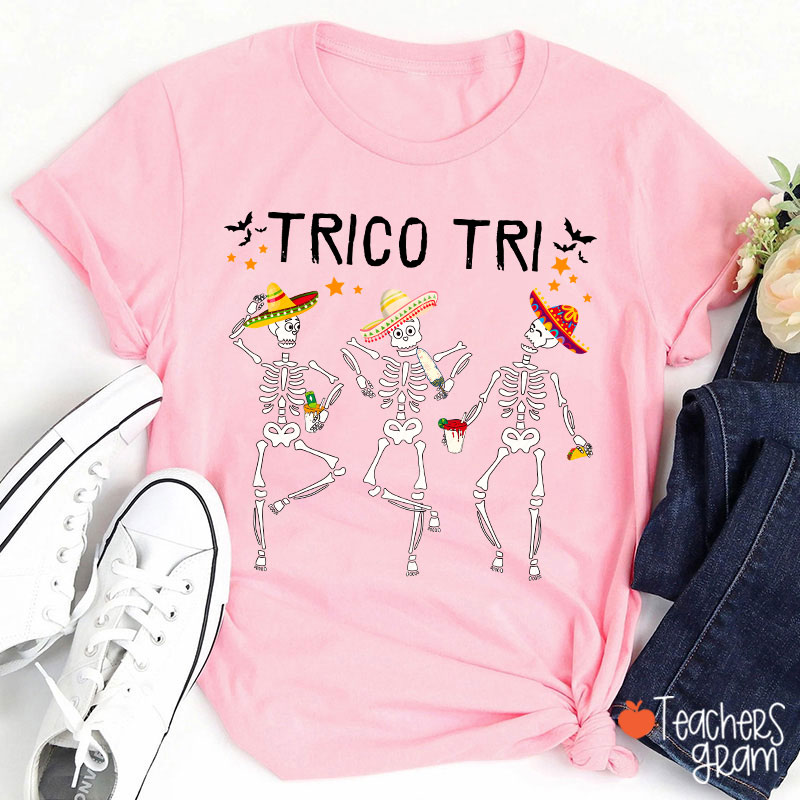 Trico Tri Halloween Spanish Teacher T-Shirt