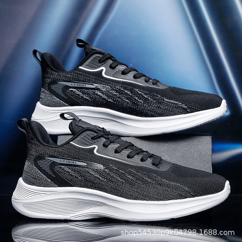 Men's Breathable Mesh Fly Weaving Casual Shoes