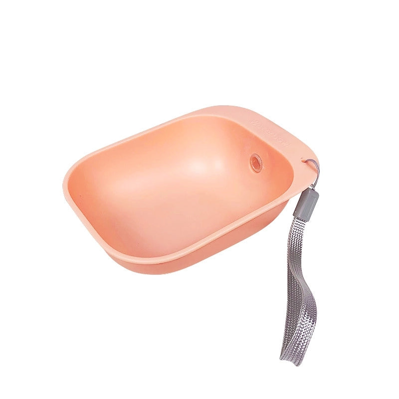 Minimalist Classic Style Plastic Solid Color Pet Tableware