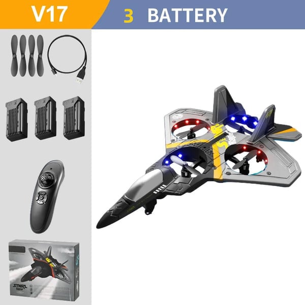 🔥V17 Jet Fighter Stunt RC Airplane