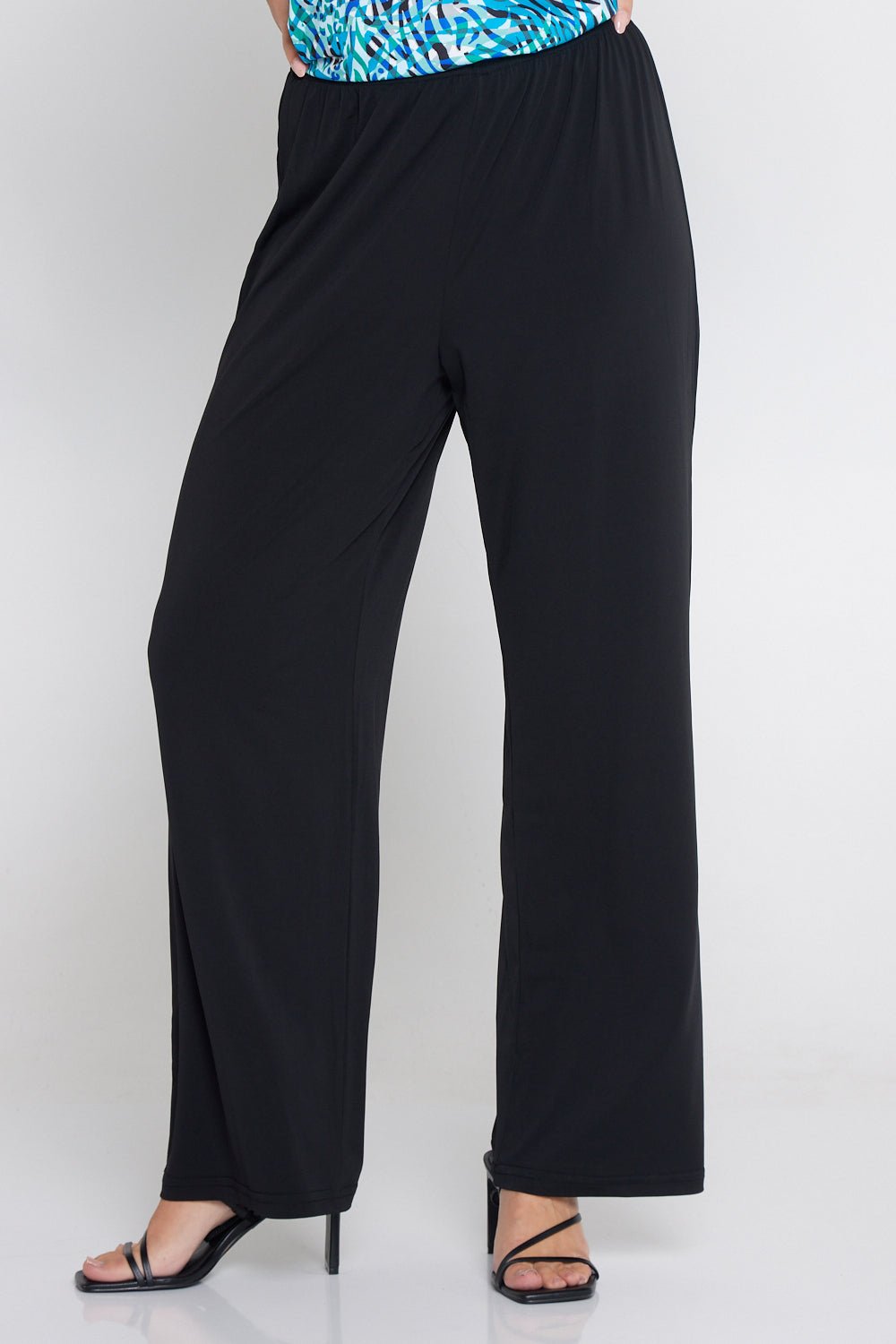 Krista Wide Leg Pants - Black
